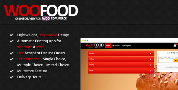 WooFood - WooCommerce Restaurant Ordering Plugin